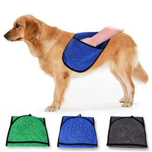 Keep Your Pet Cozy and Dry with Our Absorbent Pet Bath Towel