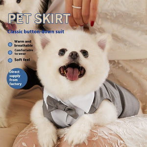 Elevate Your Pet's Wardrobe with the Two Feet Classic Button Jacket