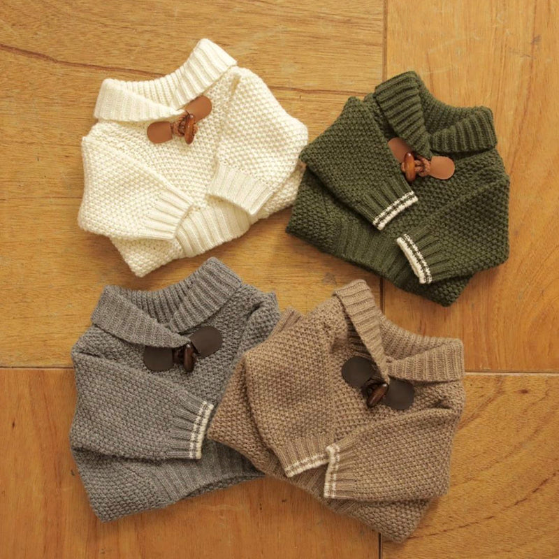 Knitted Sweater Teddy Panda Style Clothes For Pets