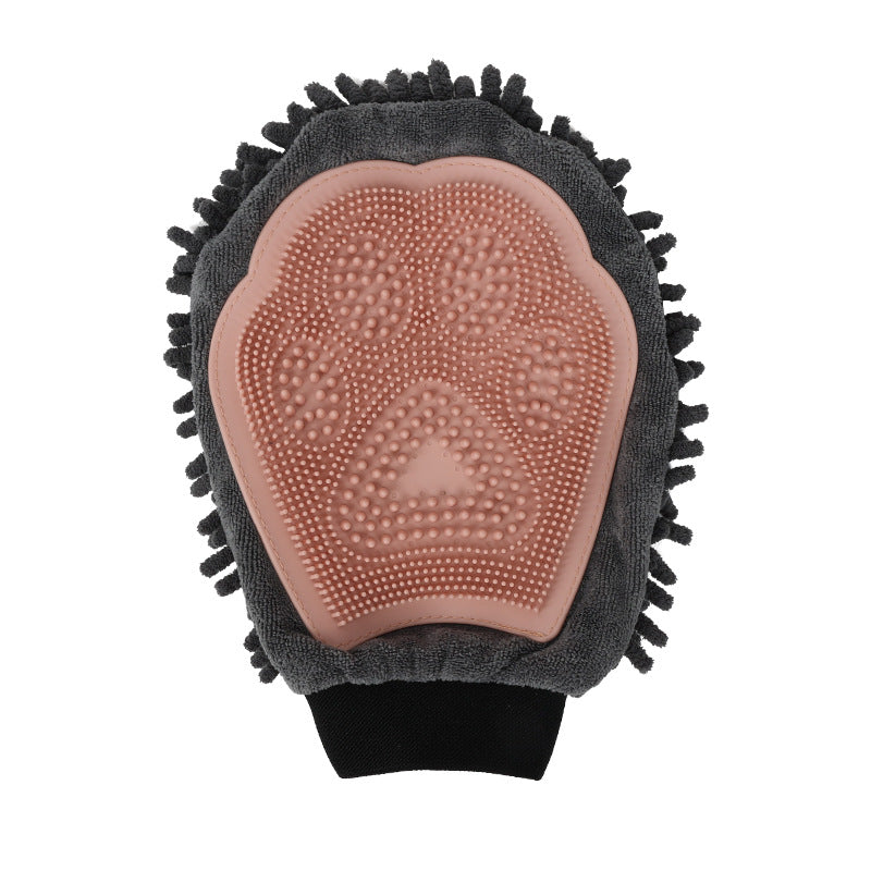 2-in-1 Pet Bathing and Grooming Glove