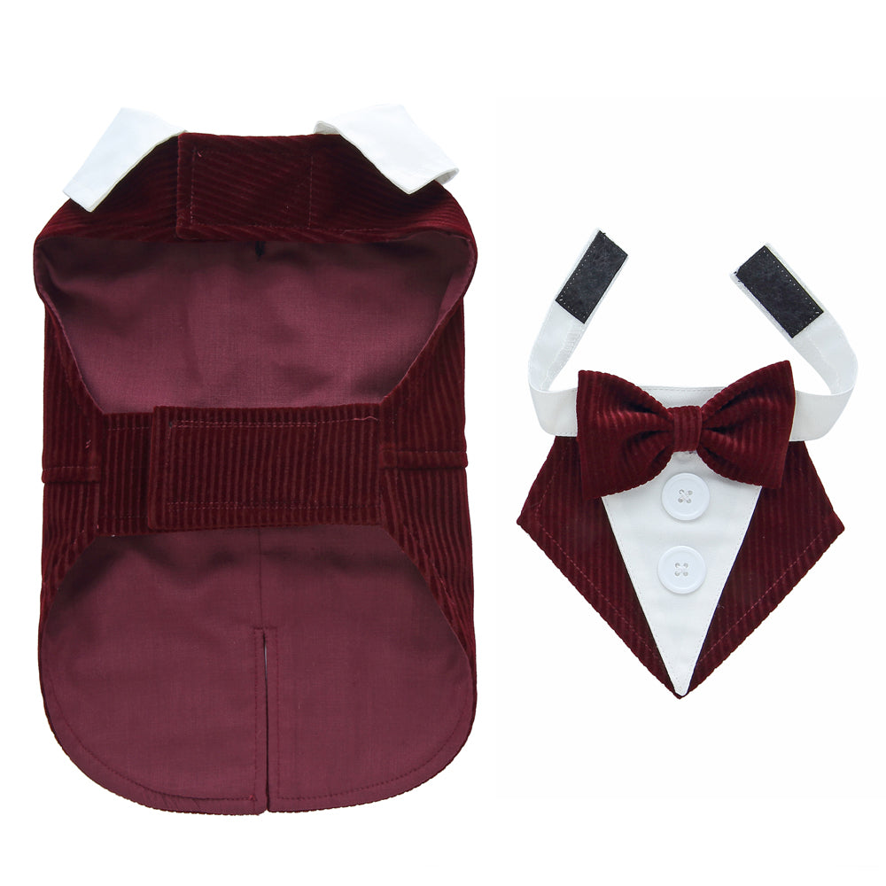 Formal Tuxedo Style Pet Clothing