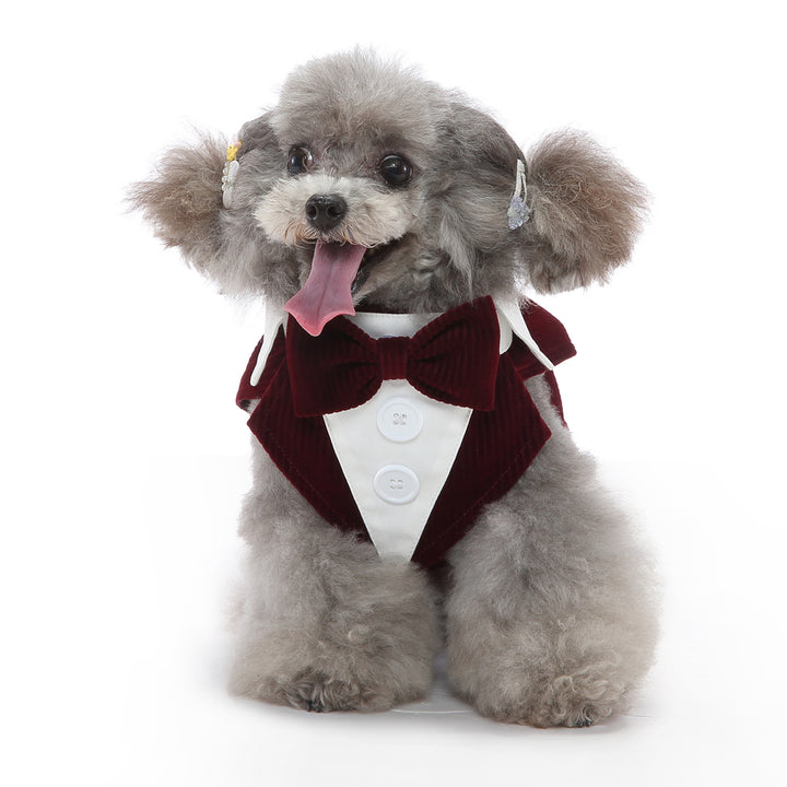 Formal Tuxedo Style Pet Clothing
