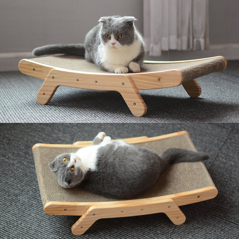 Vertical Corrugated Paper Pet Claw Toy Bed