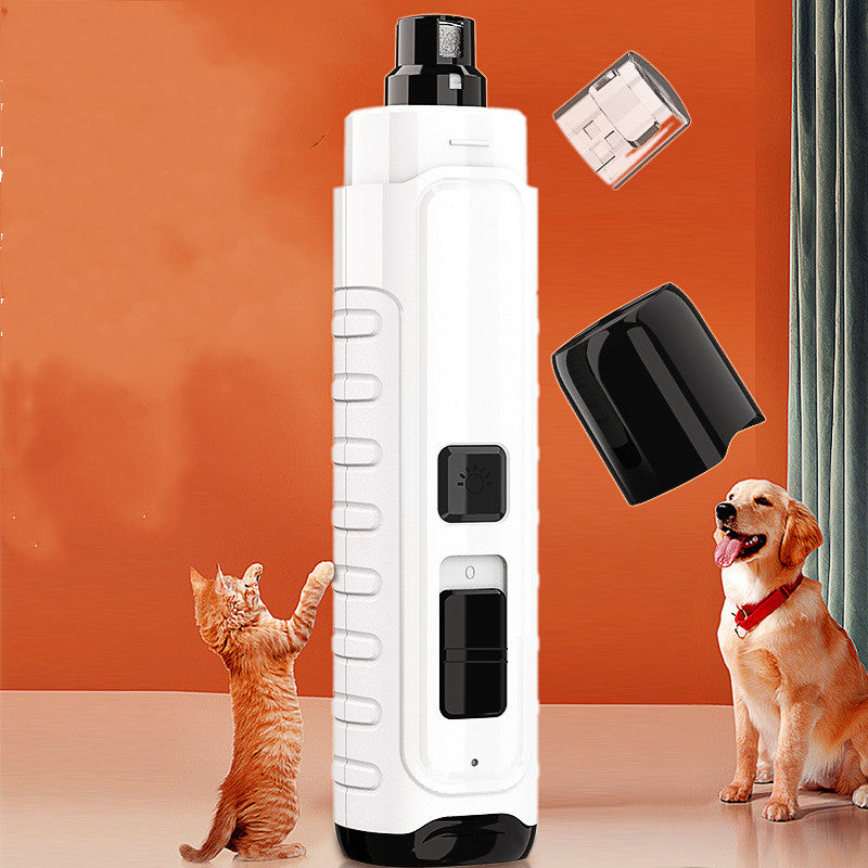 Pet Nail Polisher 4 LED Rechargeable Electric Polisher