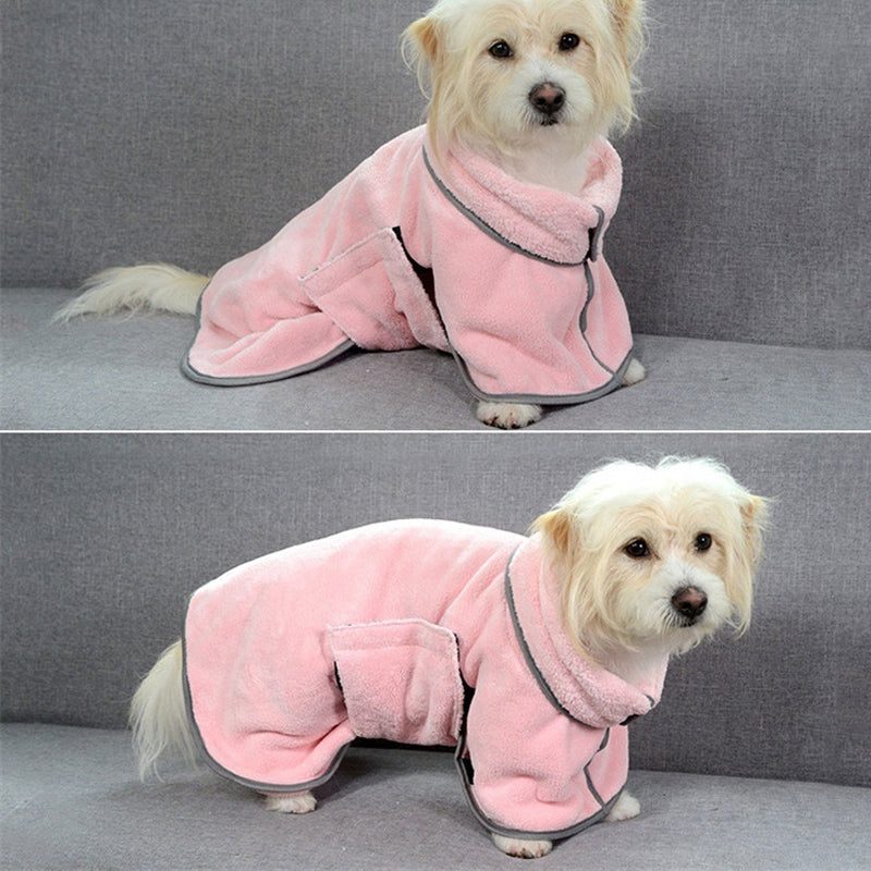 Absorbent Pet Bathrobe Towel