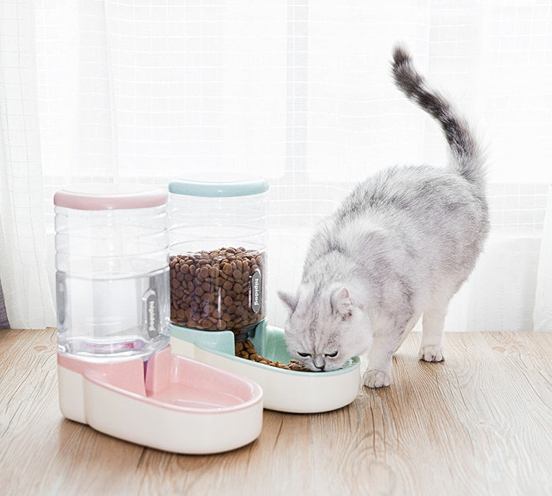 Automatic Drinking and Feeding Fountain for Pet