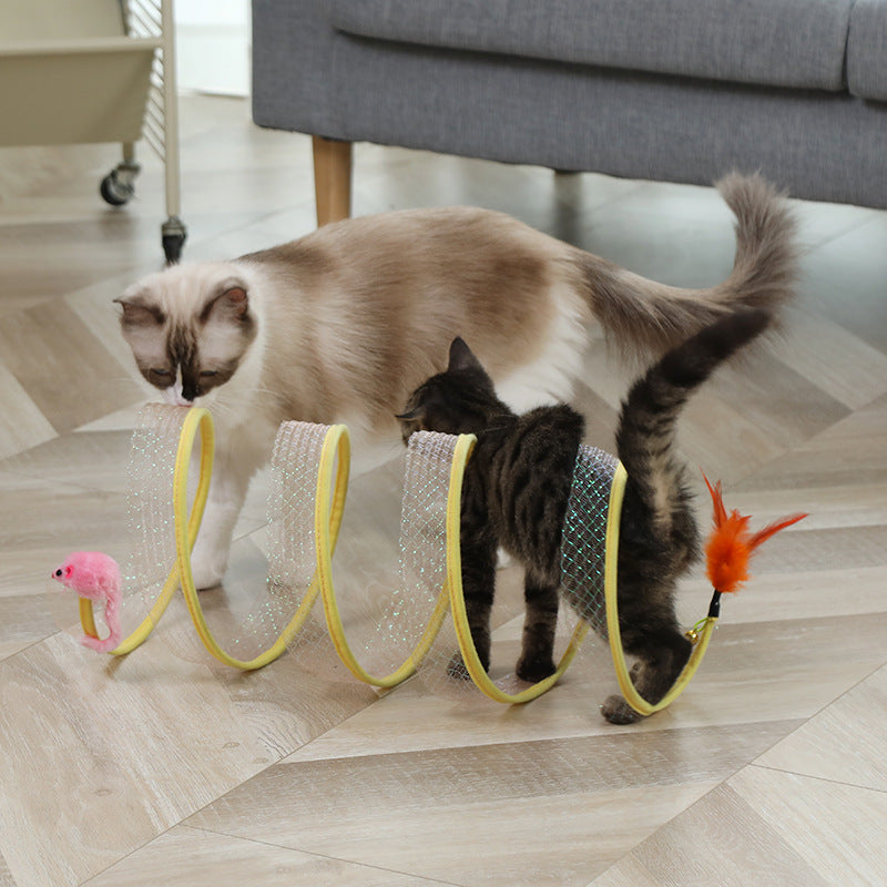 Foldable Pet Play Tunnel Toy