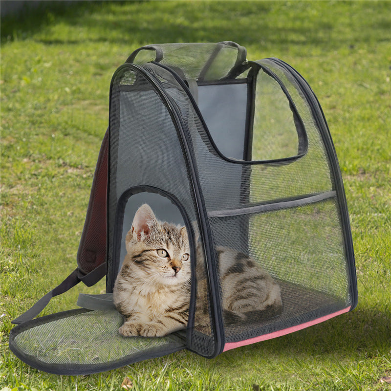 Foldable Breathable Mesh Pet Bag