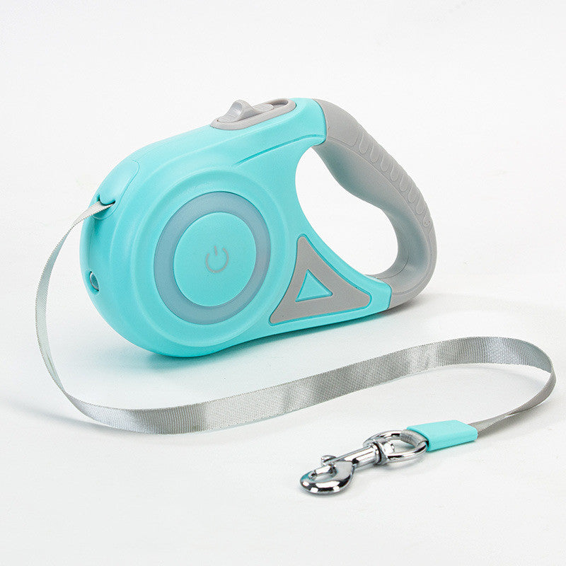 Retractable Leash with Collar Spotlight for Pet