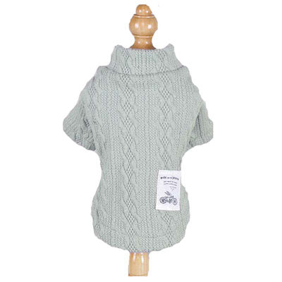 Pure Color Knitted Autumn And Winter Sweater For Pets