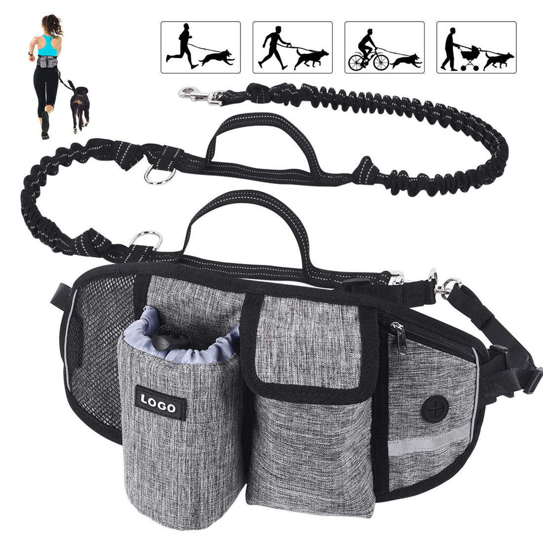 Portable Running and Walking Leash for Pet