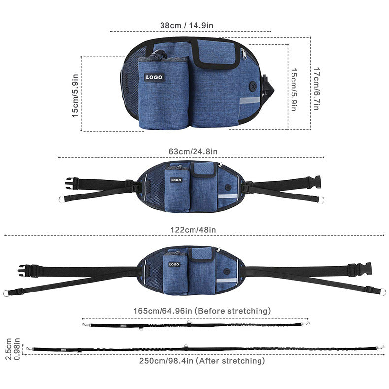 Portable Running and Walking Leash for Pet