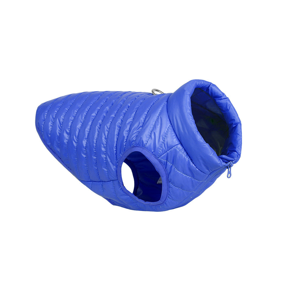 Autumn And Winter Nylon Zipper Jacket For Pets