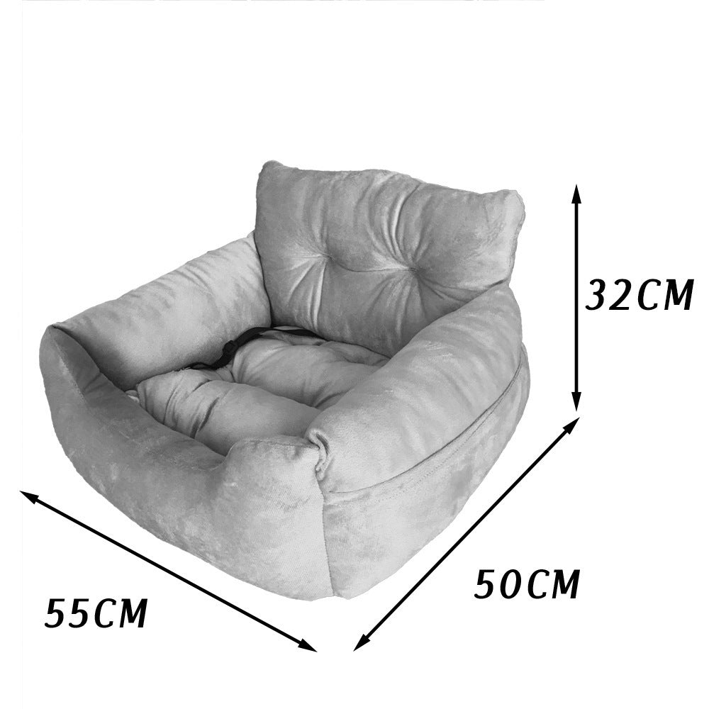 Striped Sofa and Car Nest Bed for Pet