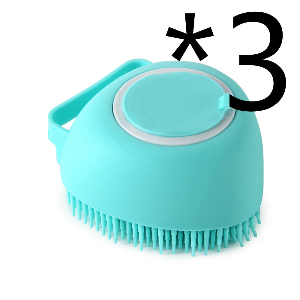 Silicone Pet Bath and Massage Gloves