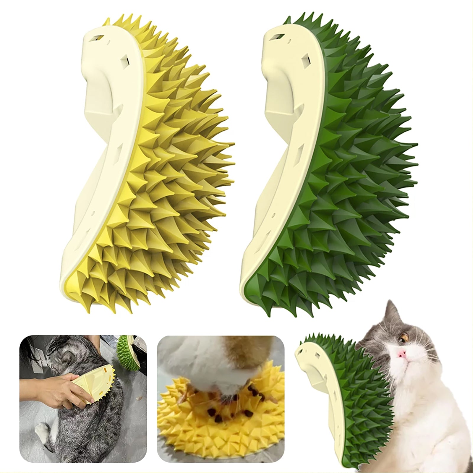 Wall Corner Scratcher and Massage Comb for Pets