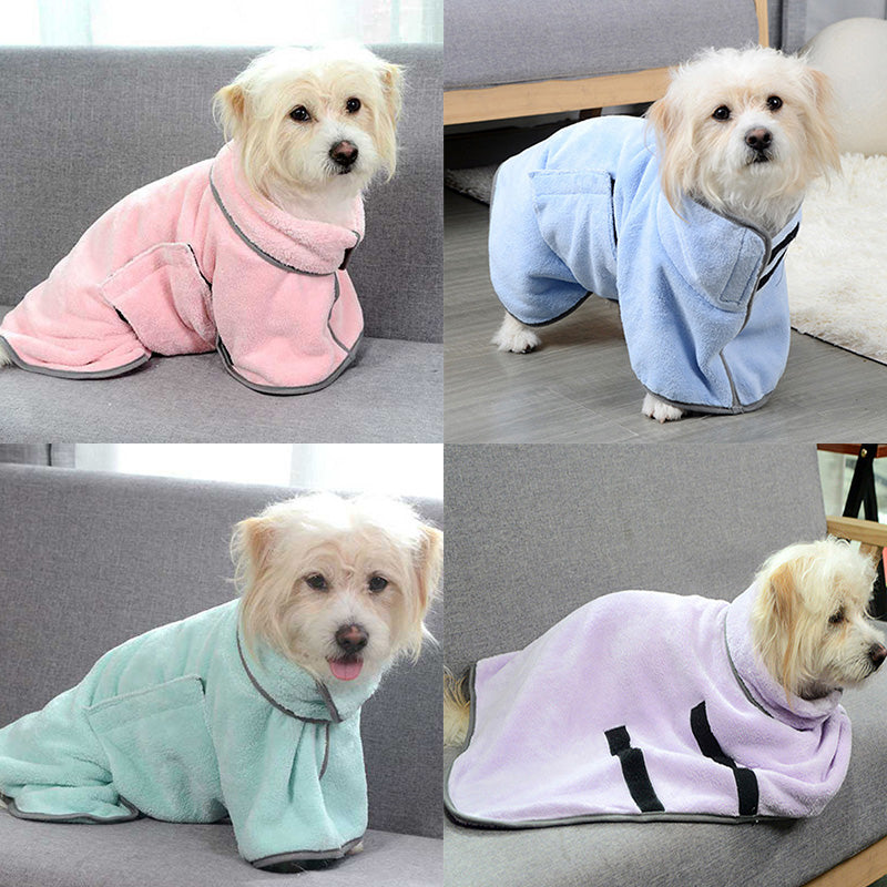 Absorbent Pet Bathrobe Towel