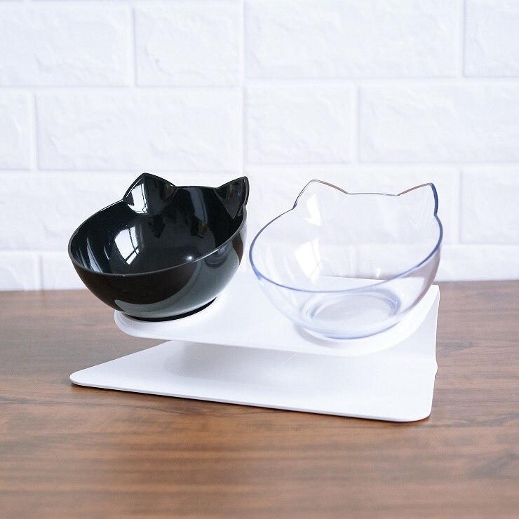 Non-Slip Elevated Double Feeding Bowl for Pet