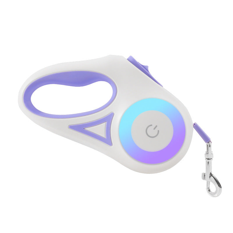 Retractable Leash with Collar Spotlight for Pet