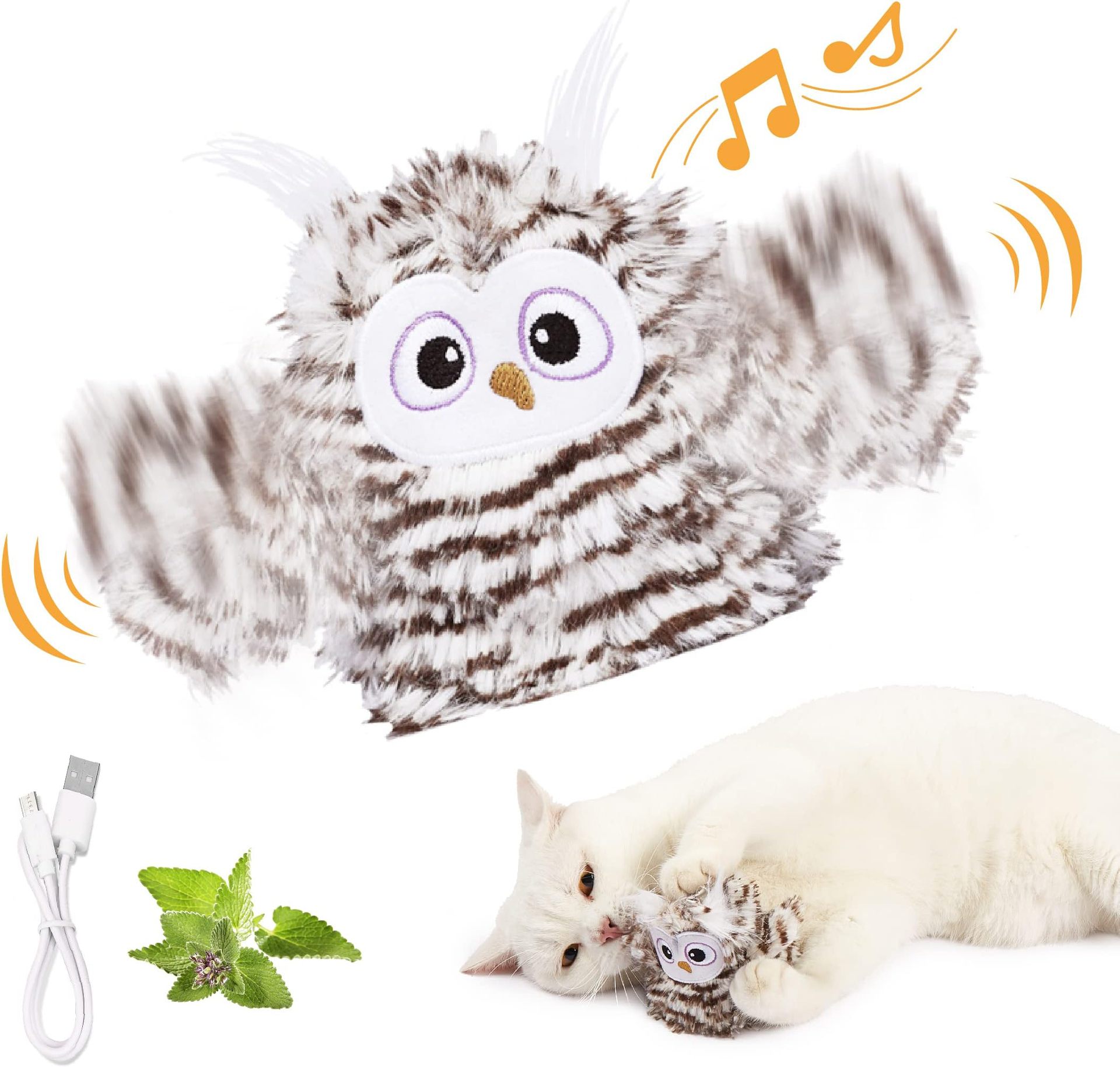 Automatic Flapping Pet Bird Toy