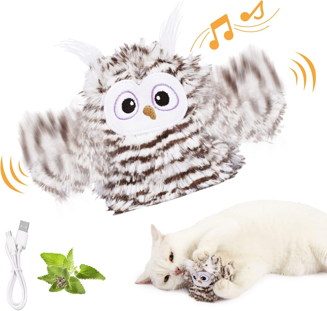 Automatic Flapping Pet Bird Toy