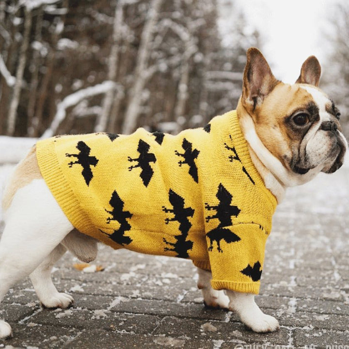 Warm Core-Spun Yarn Sweater For Pets