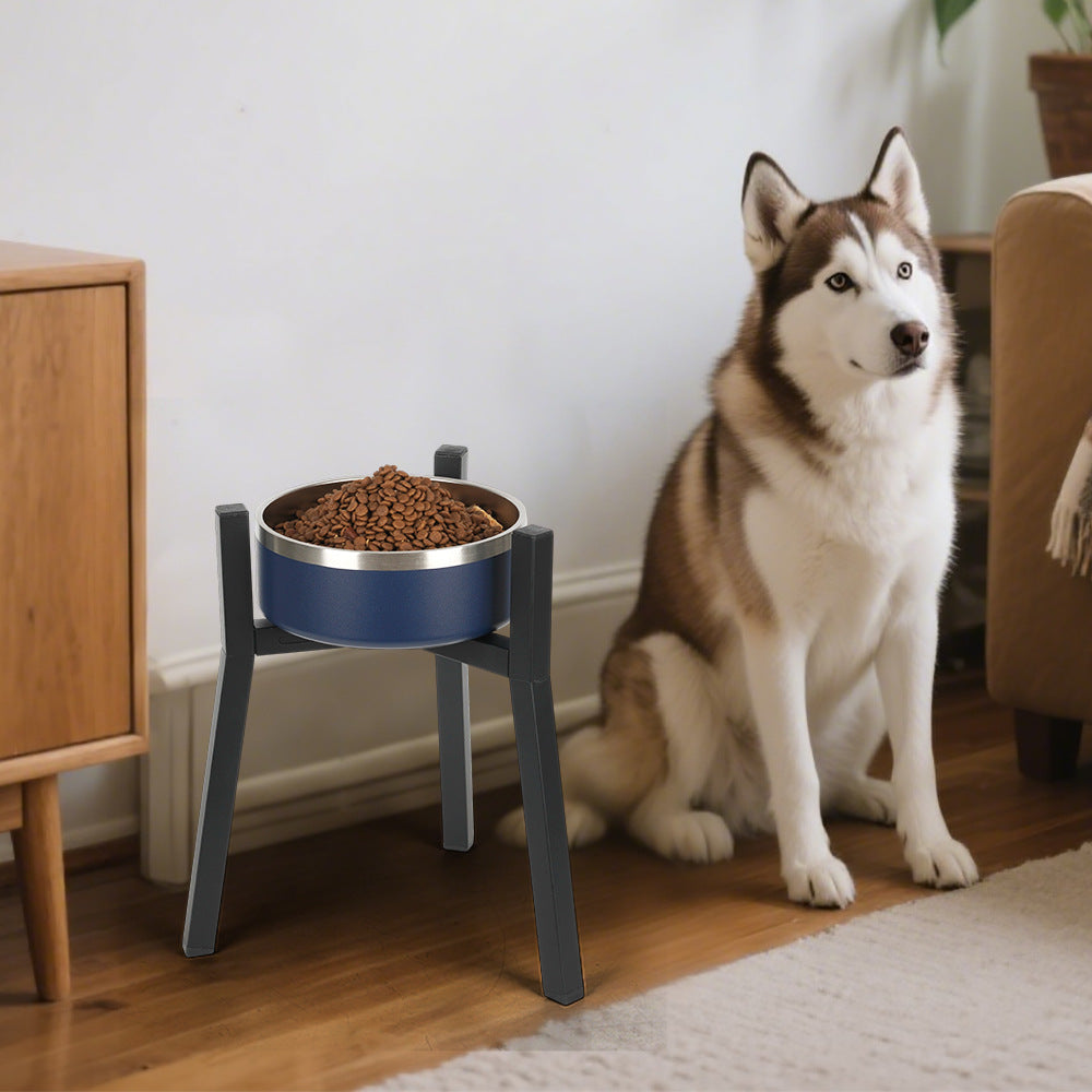 Adjustable Width Pet Bowl With Stand