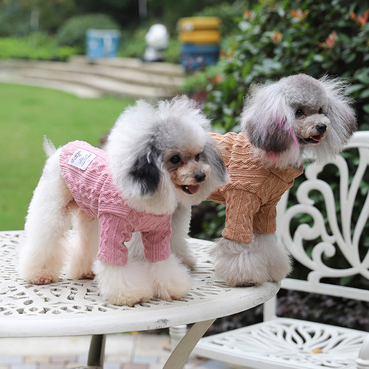 High Elastic Acrylic Knitted Sweater For Pets