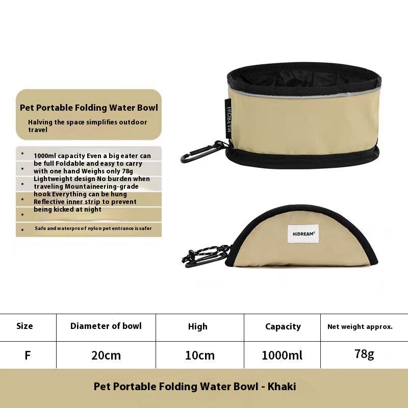 Folding Travel Bowl for Pet