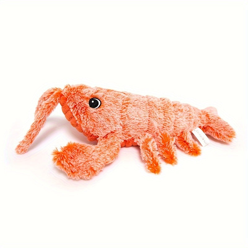 Gravity Plush Shrimp Pet Toy