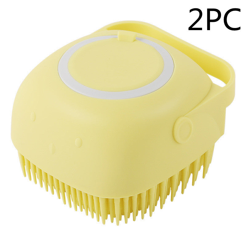 Silicone Pet Bath and Massage Gloves