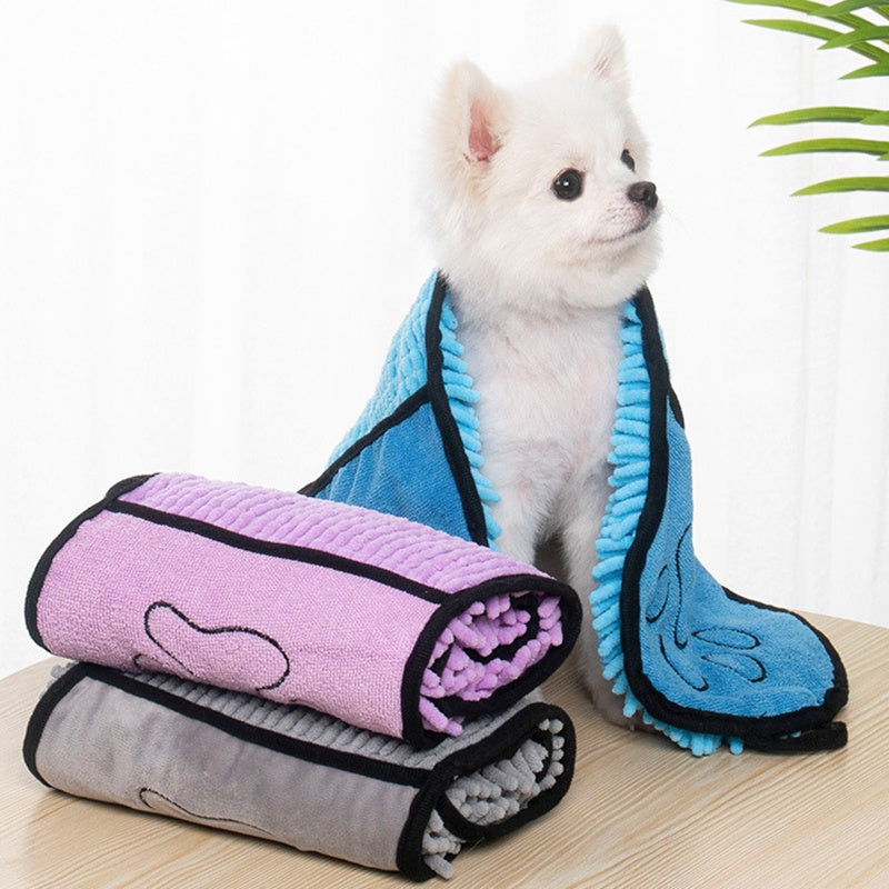 Super Absorbent Microfiber Pet Bathrobe Towel