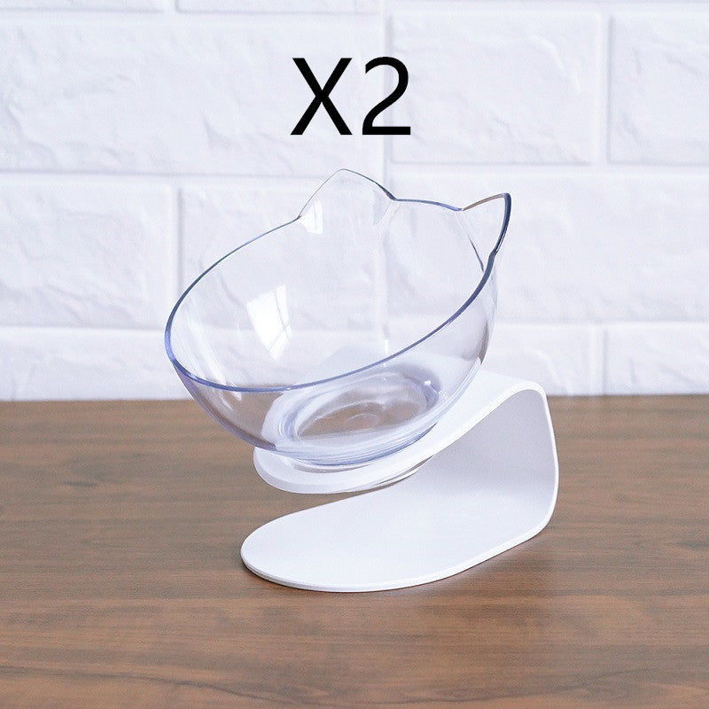 Non-Slip Elevated Double Feeding Bowl for Pet