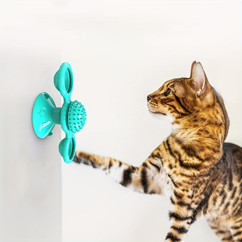 New Windmill Rotating Interactive Pet Toy
