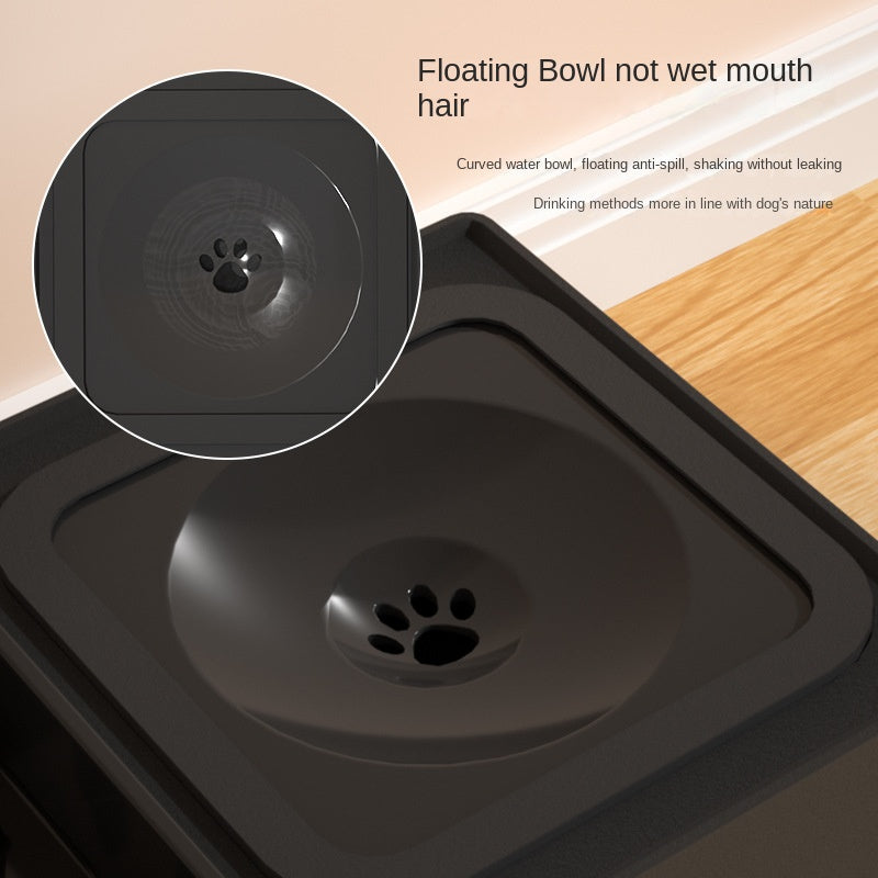 Double Feeding Bowls with Stainless Stand for Pet