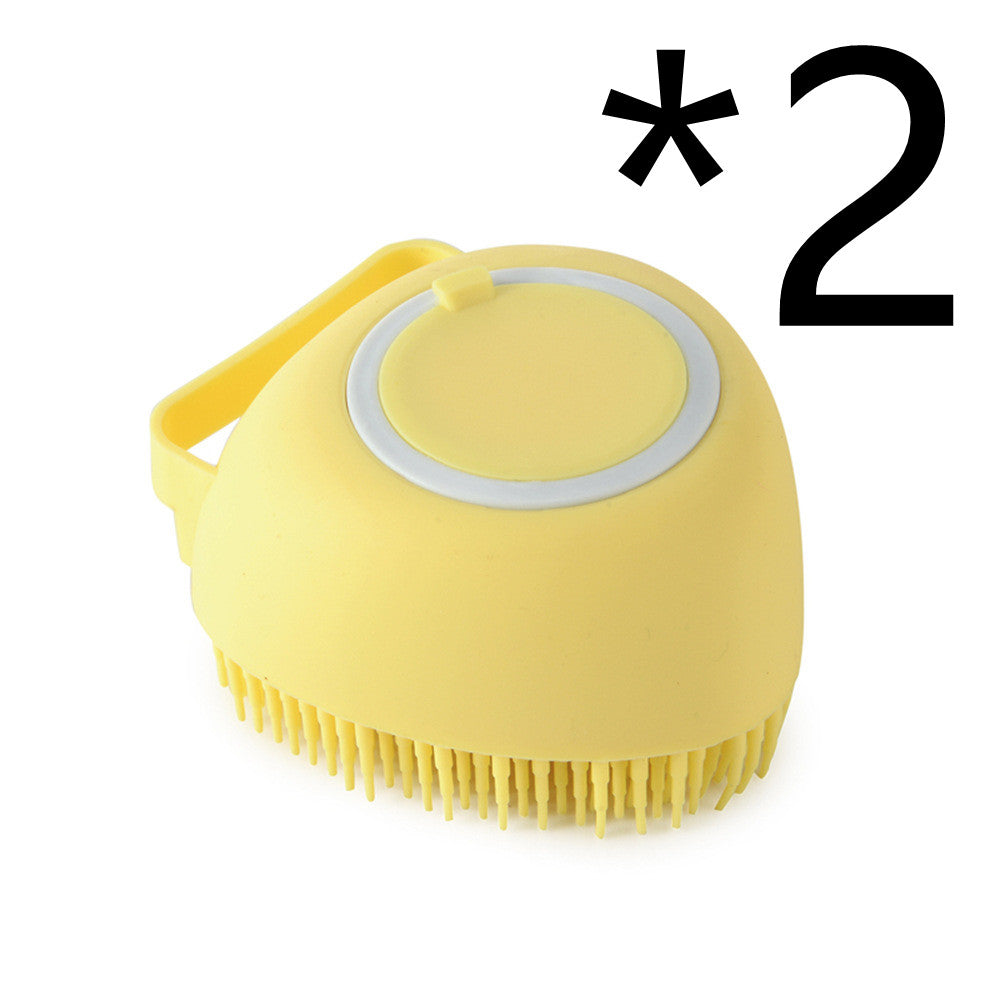 Silicone Pet Bath and Massage Gloves