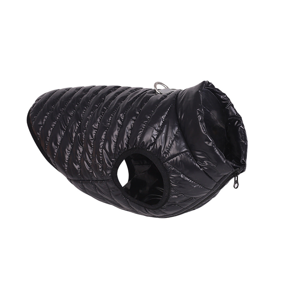Autumn And Winter Nylon Zipper Jacket For Pets