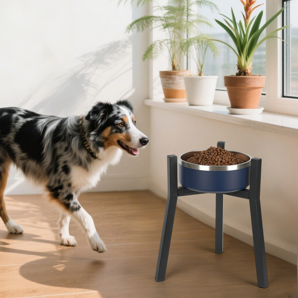 Adjustable Width Pet Bowl With Stand