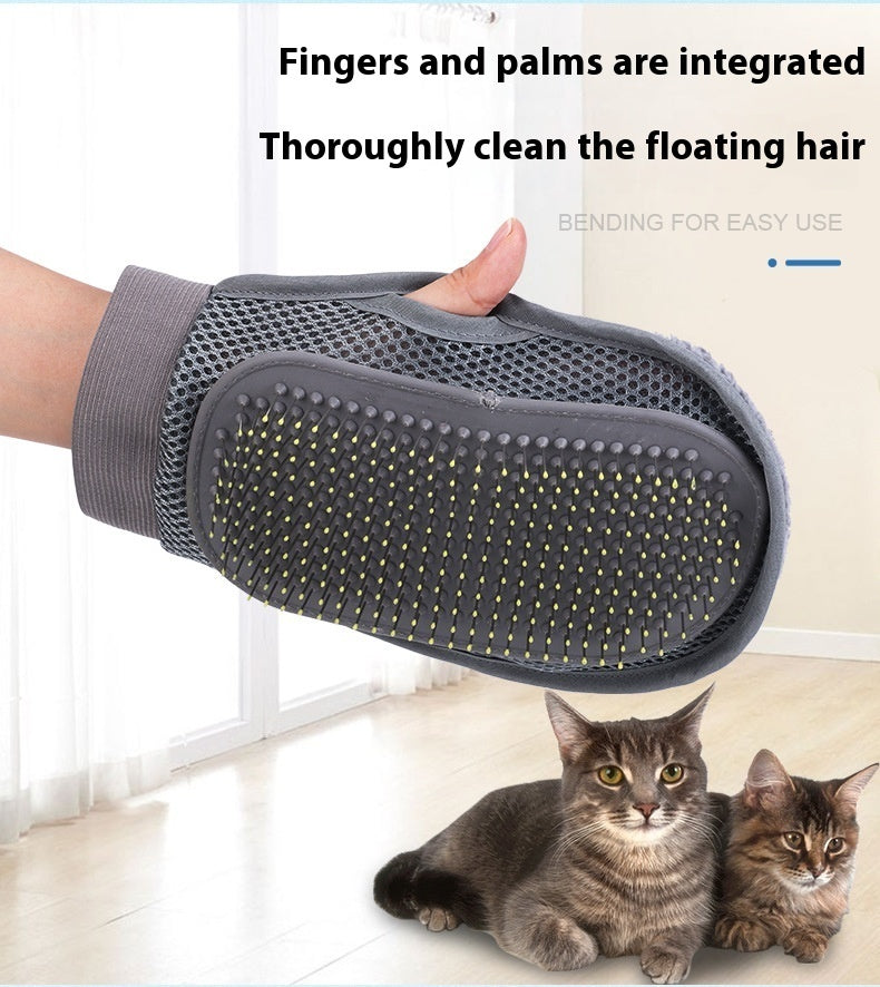 Pet Hair Grooming and Massage Gloves