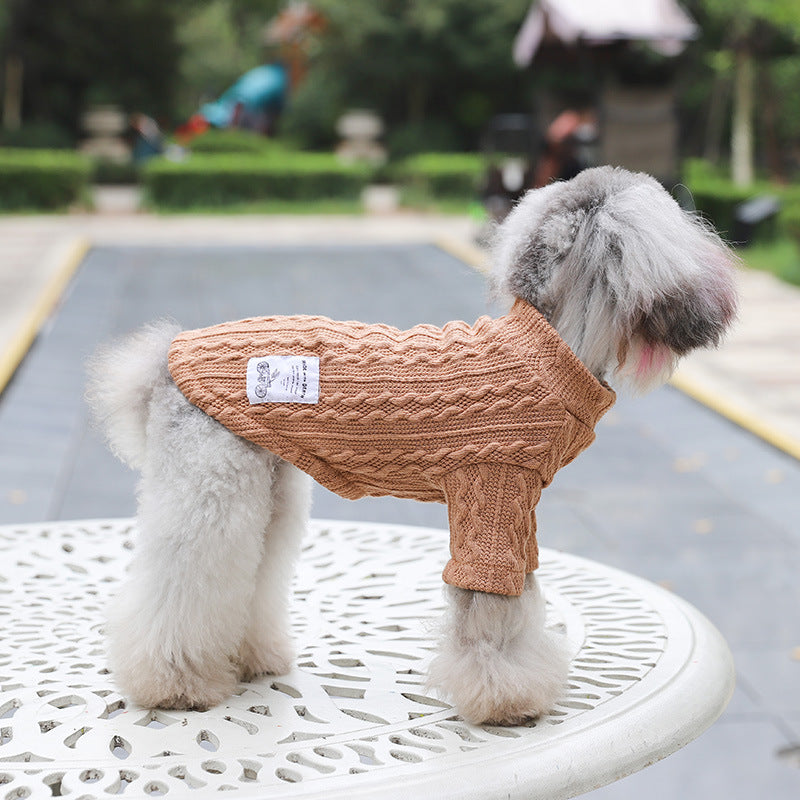 High Elastic Acrylic Knitted Sweater For Pets