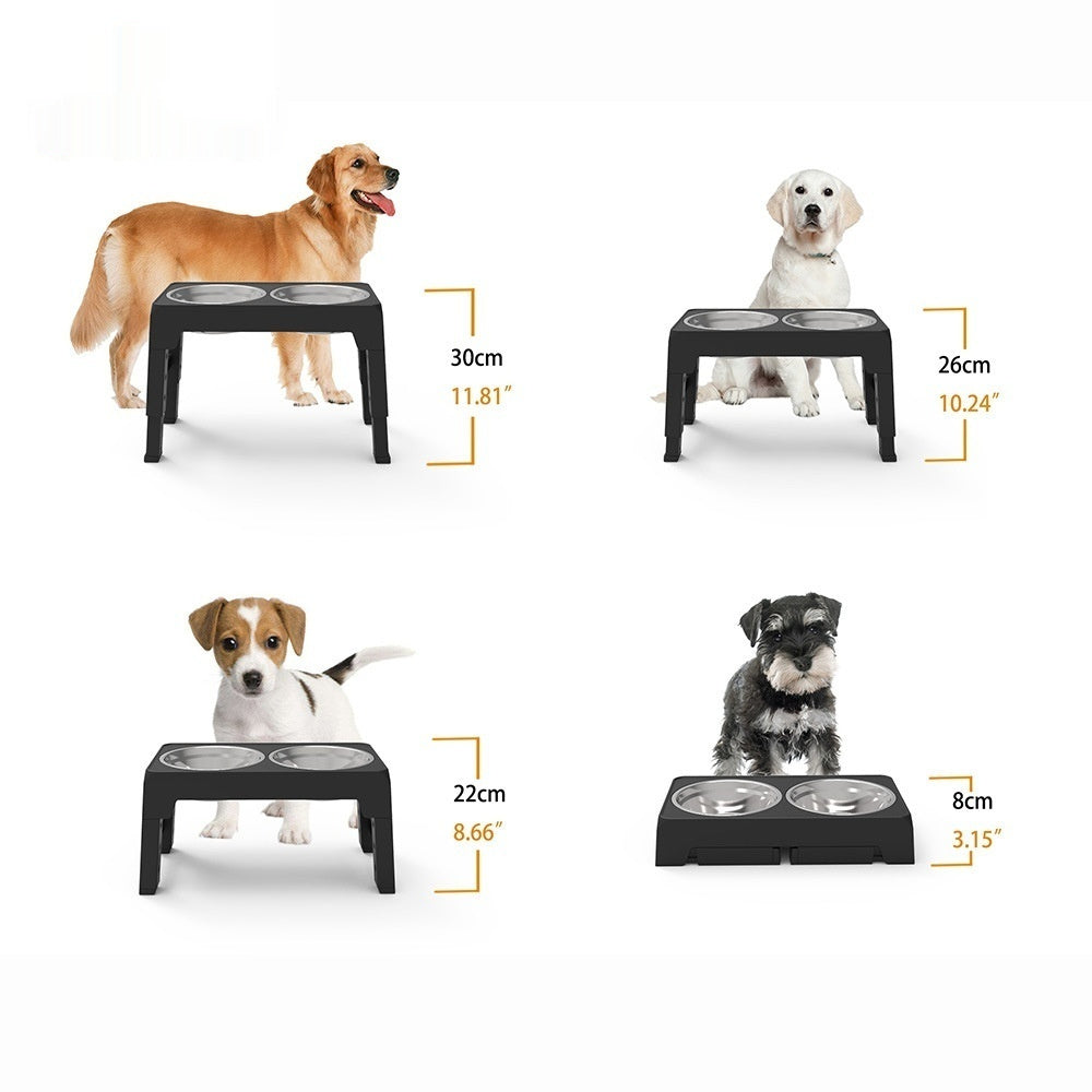 Adjustable Elevated Feeding Bowl for Pet
