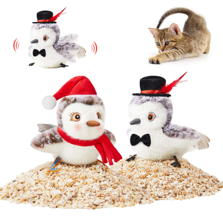 Automatic Flapping Pet Bird Toy