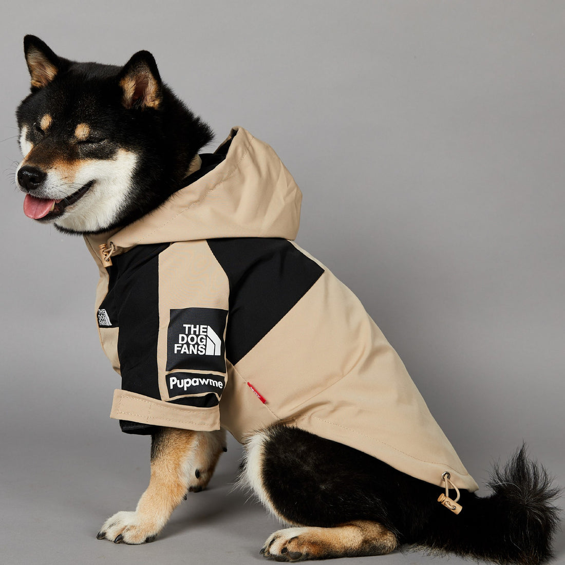 Khaki Shell Jacket For Pets