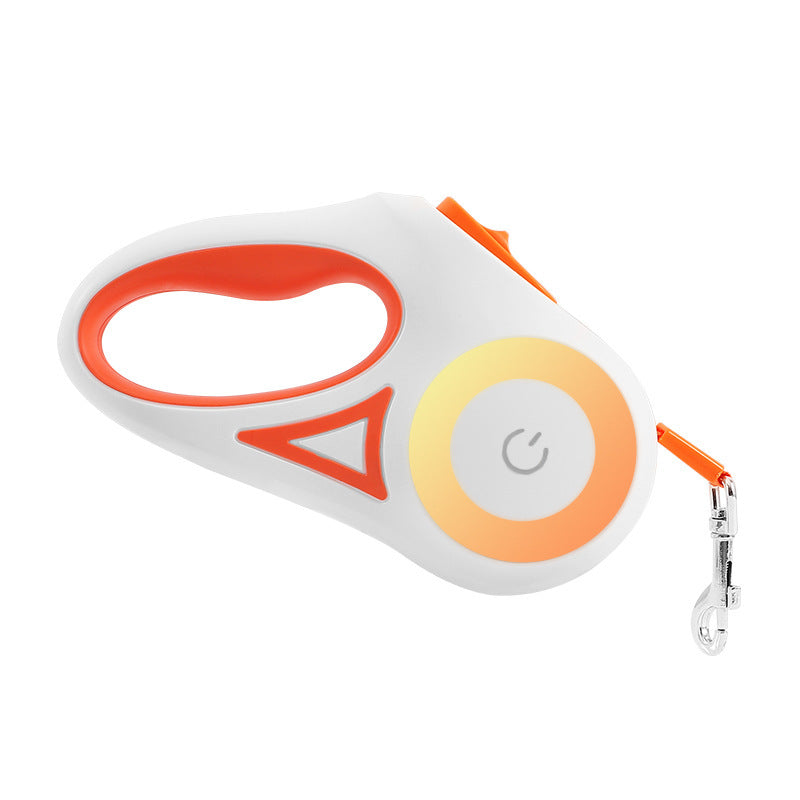 Retractable Leash with Collar Spotlight for Pet
