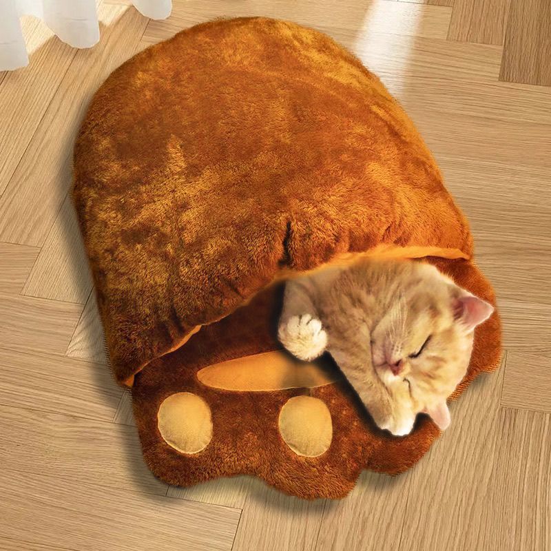 Winter Warm Bear Paw Bed for Pet