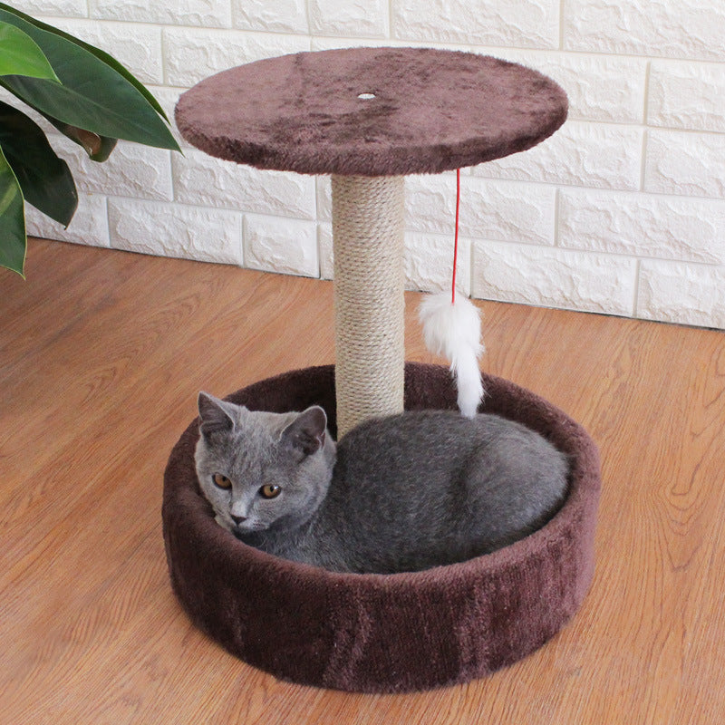 Small Sisal Jumping Platform Pet Tree Toy