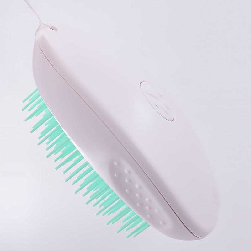 White Pet Hair Grooming Brush