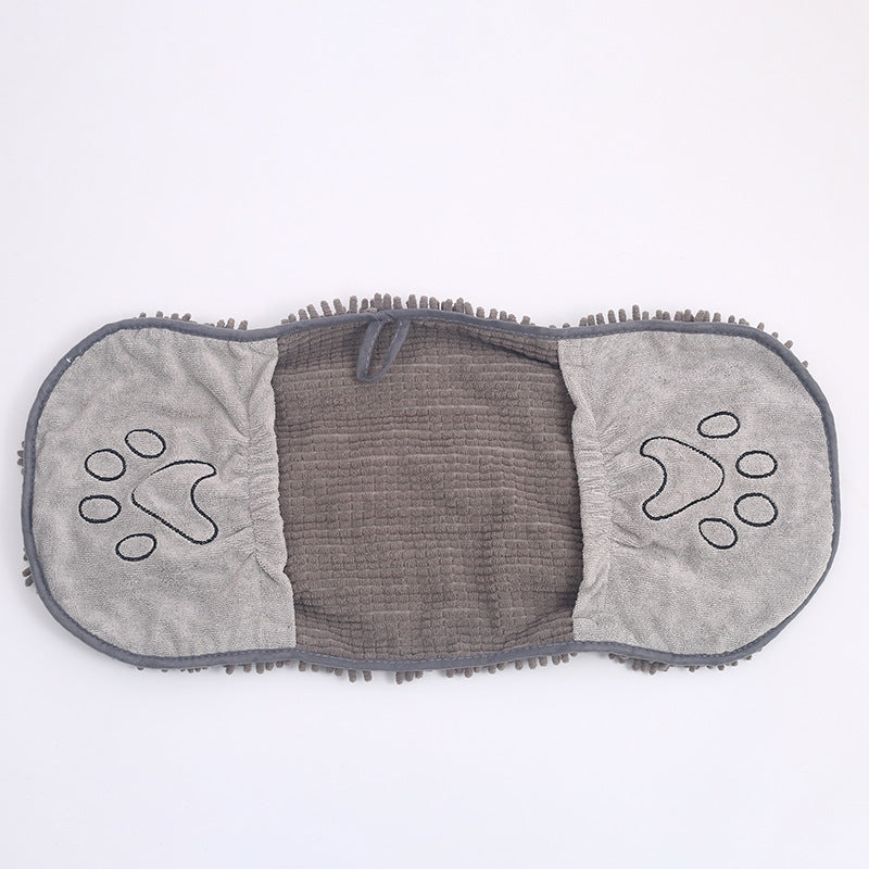 Pet Scrubbing and Bath Glove Towel