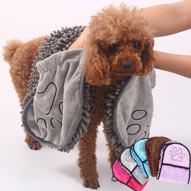 Super Absorbent Microfiber Pet Bathrobe Towel