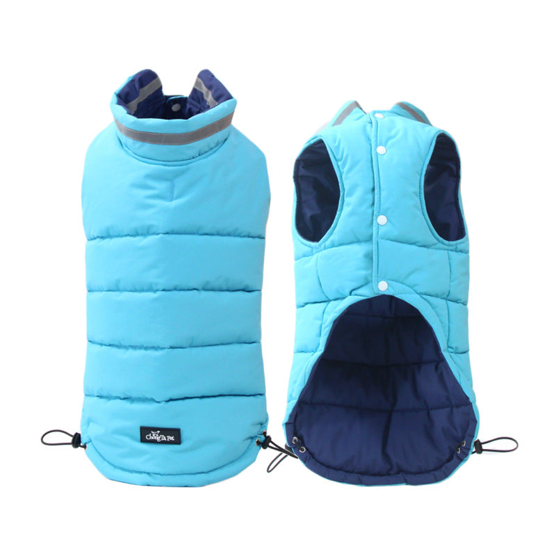 Thickened Waterproof Double-Sided Reflective Jacket For Pets
